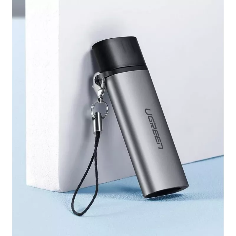 Leitor de cartões Ugreen 50704 USB 3.2 Gen 1 (3.1 Gen 1) Type-C cinzento
