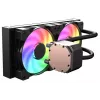 Refrigeração líquida All-in-One LC-Power LC-CC-240-B-ARGB 12 cm preto