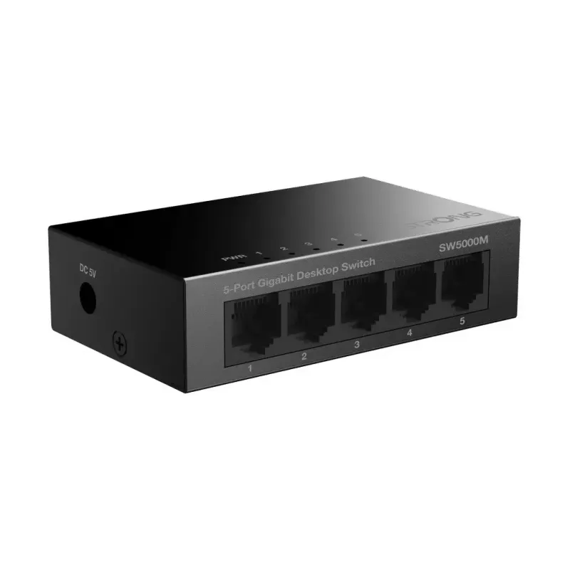 Switch de rede Strong SW5000M Gigabit Ethernet 5 portas 10 Gbit/s