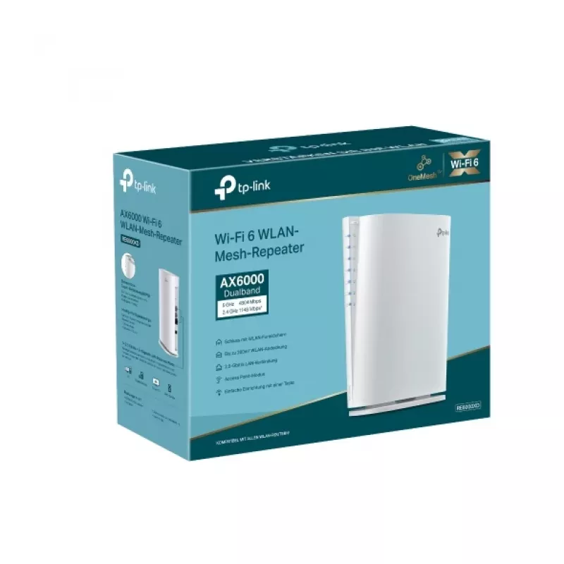 TP-Link AX6000 Mesh Wi-Fi 6 branco 1000, 2500 Mbit/s