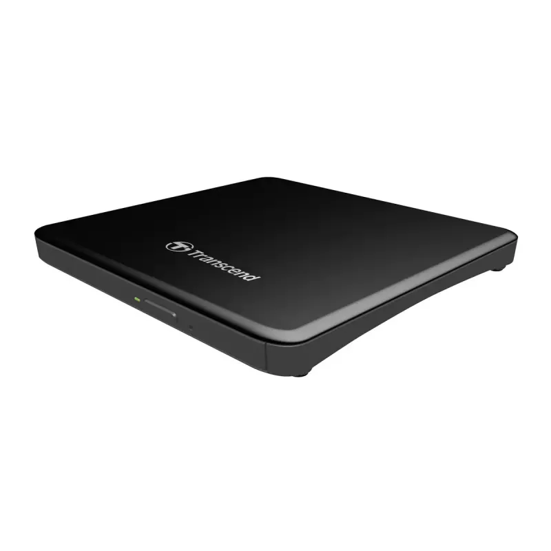 Gravador de DVD portátil Transcend TS8XDVDS-K, USB 2.0, preto