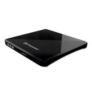 Gravador de DVD portátil Transcend TS8XDVDS-K, USB 2.0, preto