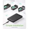 Caixa para SSD ICY BOX IB-201T-CU31 preto 2,5 polegadas