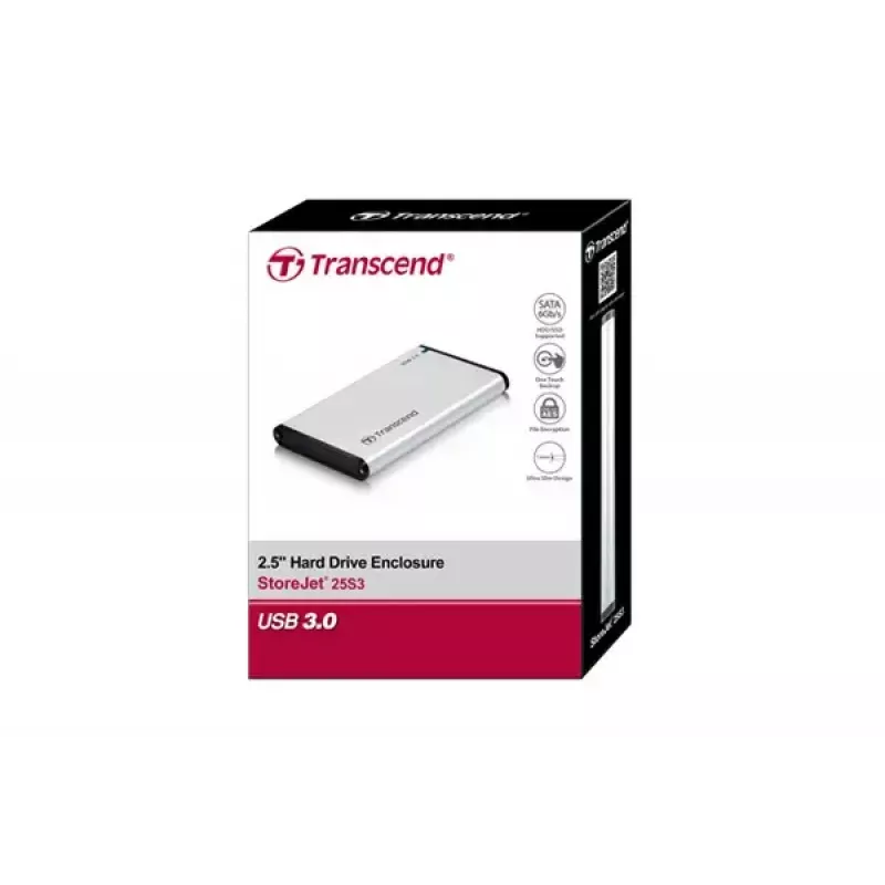 Caixa para HDD/SSD Transcend TS0GSJ25S3