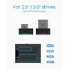 ICY BOX IB-127CL-U3 USB 3.2 Gen 1 (3.1 Gen 1) Type-B preto