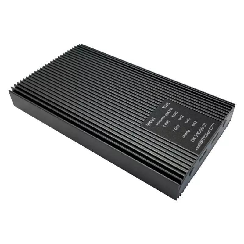 LC-Power LC-DOCK-C-M2 estação de acoplamento USB 3.2 para SSD M.2 NVMe e SATA