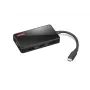Dock para portátil Lenovo GX91M73945 com fios USB 3.2 Gen 1 Type-C preto 4K Ultra HD