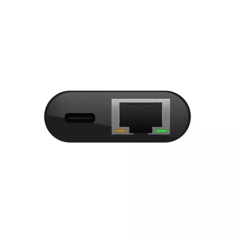 Belkin INC002vfBK Estação de ancoragem USB-C Dual Display, DisplayLink, 2x HDMI, Gigabit Ethernet, preto
