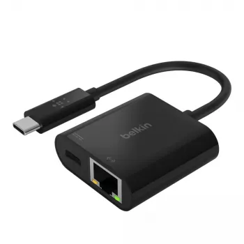 Belkin INC002vfBK Estação de ancoragem USB-C Dual Display, DisplayLink, 2x HDMI, Gigabit Ethernet, preto