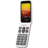 Telemóvel Doro Leva L20 4G, ecrã de 2,8 polegadas, vermelho e branco