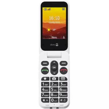 Telemóvel Doro Leva L30 5,0 polegadas grafite e branco