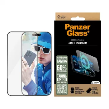 Proteção de ecrã Gaming PanzerGlass iPhone '24 6,3 polegadas Pro Ultra-Wide Fit