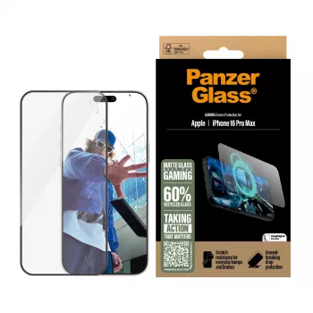 Proteção de ecrã Gaming PanzerGlass iPhone 16 Pro Max | Ultra-Wide Fit