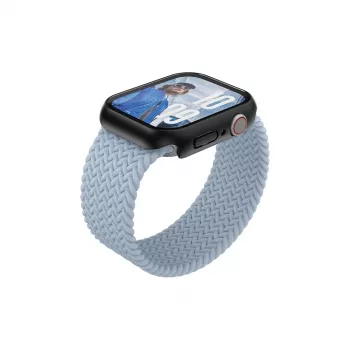 Proteção de ecrã PanzerGlass Snappie Full Body fina preta Apple Watch Series 10 42mm