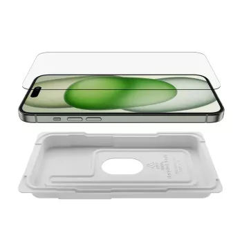 Proteção de ecrã Belkin ScreenForce para iPhone 15 Plus vidro temperado resistente a choques e riscos