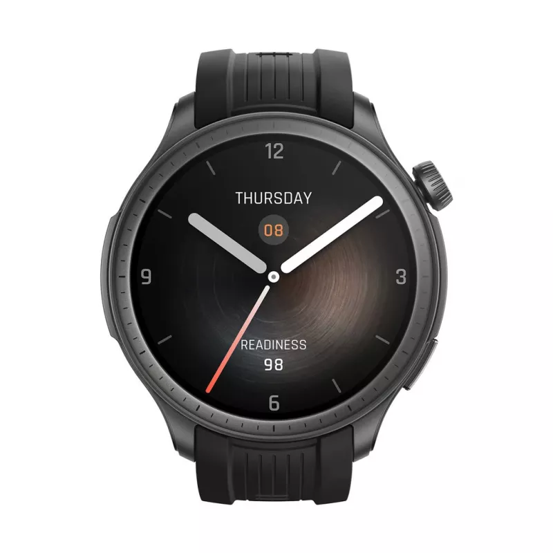 Amazfit Balance W2286GL2G smartwatch de 3,81 cm (1,5 polegadas) AMOLED 46 mm, ecrã tátil 480 x 480, Wi-Fi, GPS, Midnight Black