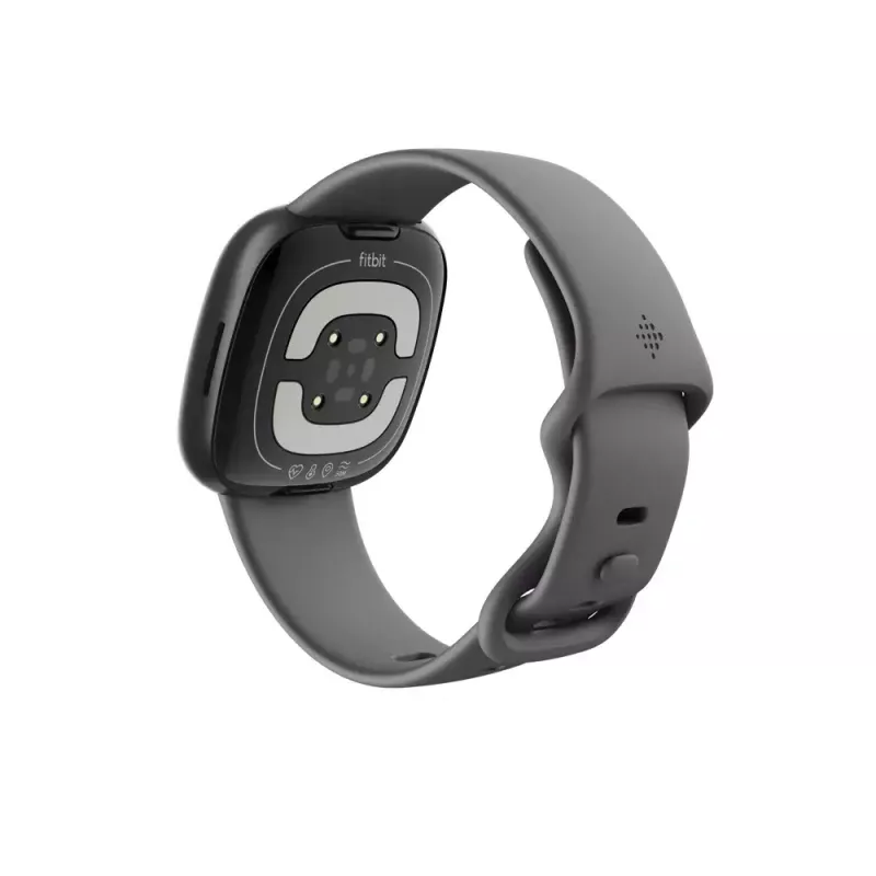 Smartwatch Fitbit Sense 2 ecrã tátil digital preto