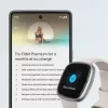 Smartwatch Fitbit Sense 2 ecrã tátil digital preto