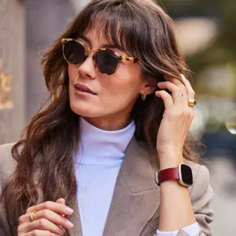 Smartwatch Fitbit Sense 2 ecrã tátil digital preto