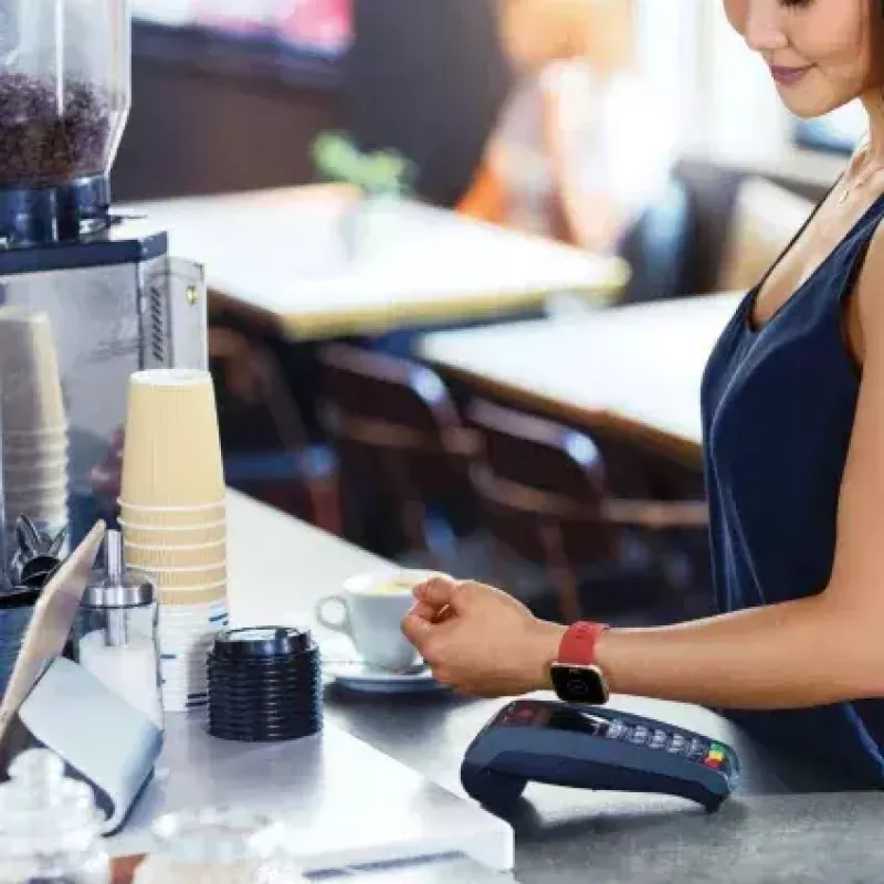 Smartwatch Fitbit Sense 2 ecrã tátil digital preto