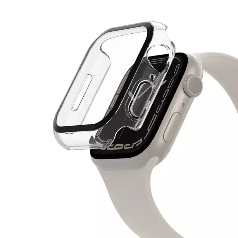 Belkin ScreenForce TemperedCurve 2-in-1 película de proteção de ecrã para Apple Watch 4-9/SE 44/45 mm, transparente