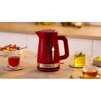 Chaleira elétrica Bosch TWK4M224 1,7 L 2400 W vermelho