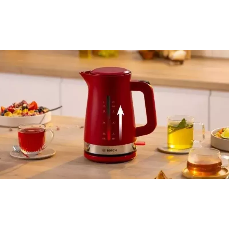 Chaleira elétrica Bosch TWK4M224 1,7 L 2400 W vermelho