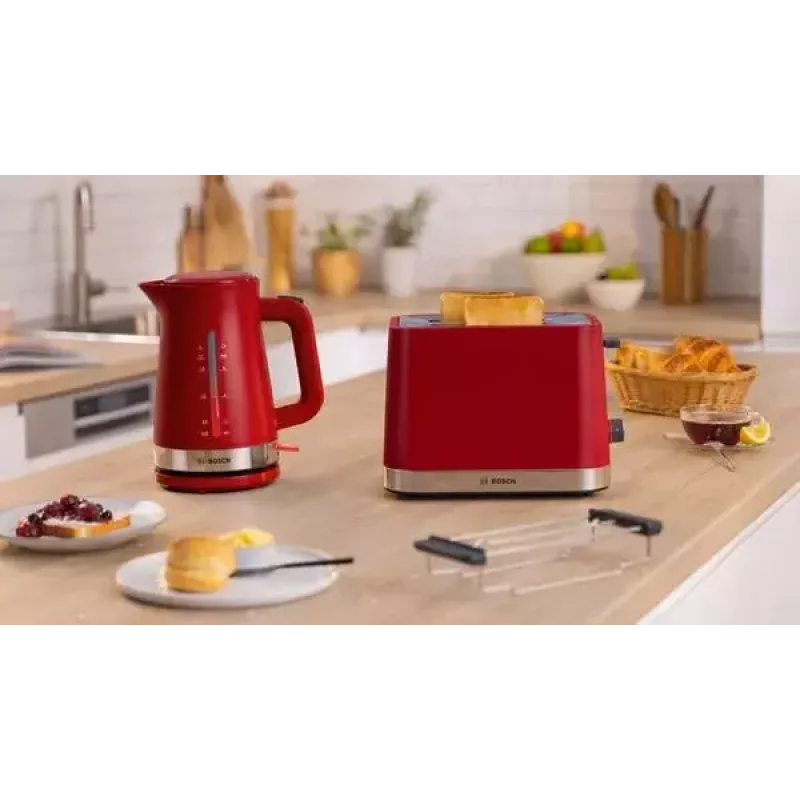 Chaleira elétrica Bosch TWK4M224 1,7 L 2400 W vermelho
