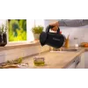Chaleira Bosch TWK4M223 1,7 l, 2400 W, preto, sem fios, resistência oculta