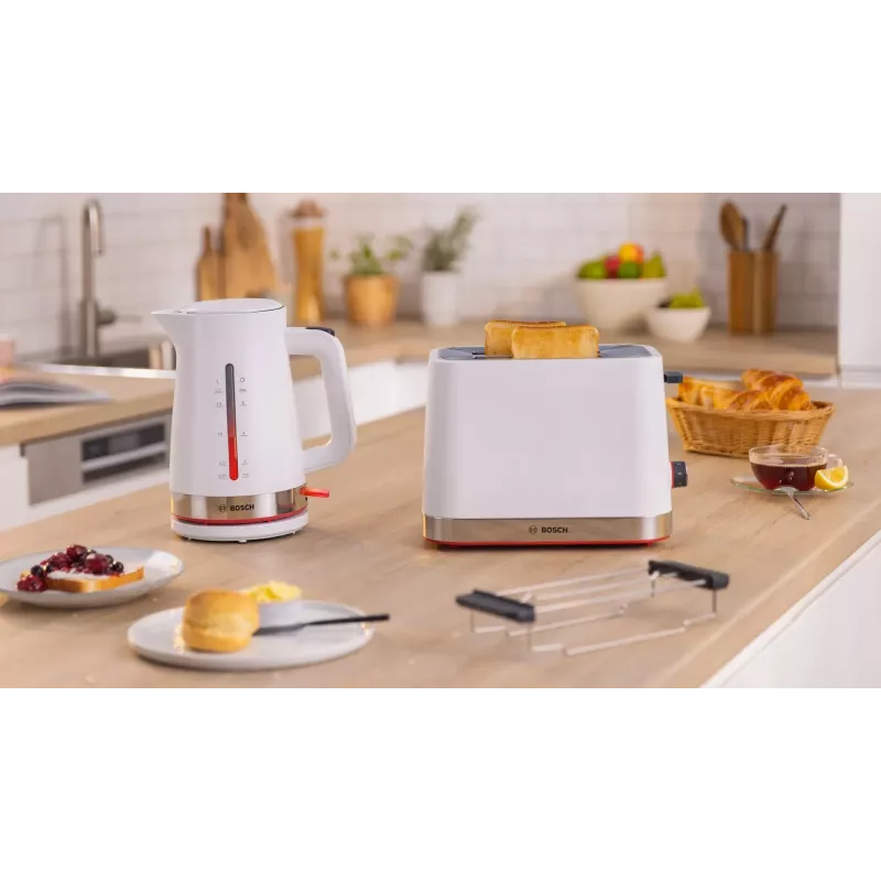 Chaleira elétrica Bosch TWK4M221 1,7 L 2400 W branco