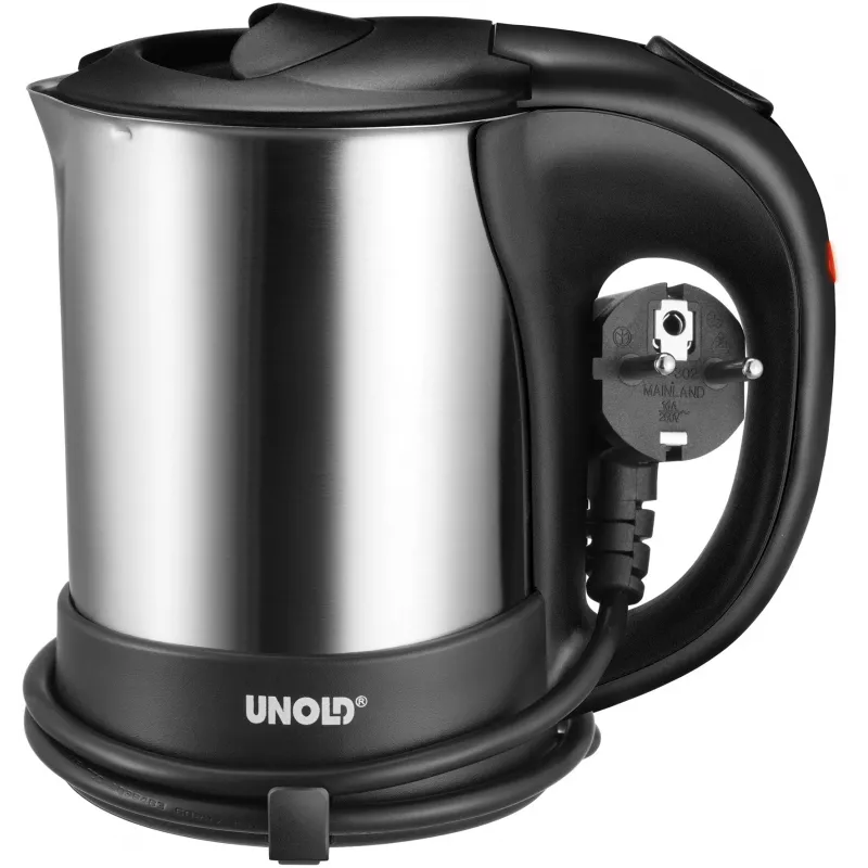 Chaleira Unold 18575 0,5 L 1000 W preto, aço inoxidável