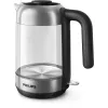 Philips 5000 series Series 5000 HD9339/80 chaleira de vidro, 1,7 L, 2200 W, vidro, aço inoxidável, indicador de nível de água, sem fios