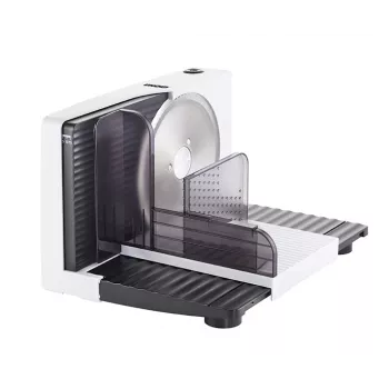 Unold 78860 máquina de cortar elétrica 100 W preto, branco plástico, aço inoxidável