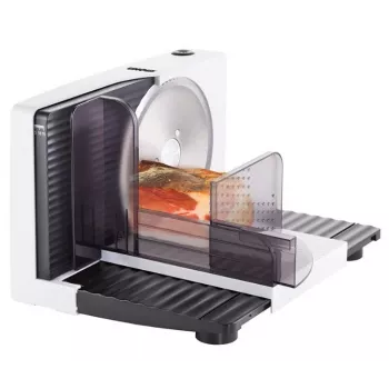Unold 78860 máquina de cortar elétrica 100 W preto, branco plástico, aço inoxidável