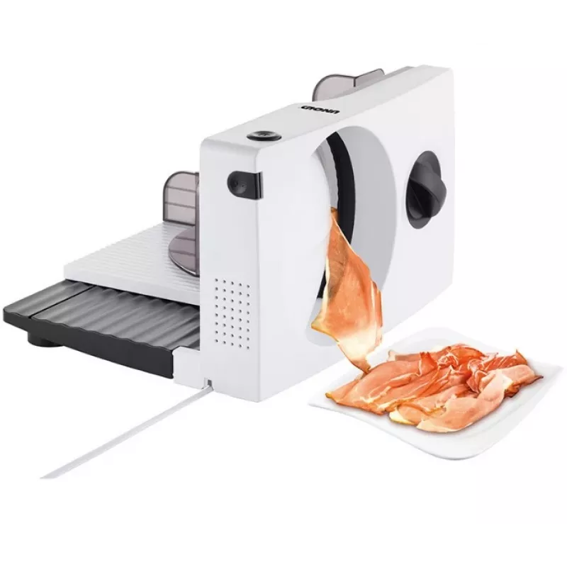 Unold 78860 máquina de cortar elétrica 100 W preto, branco plástico, aço inoxidável
