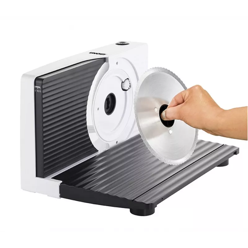 Unold 78860 máquina de cortar elétrica 100 W preto, branco plástico, aço inoxidável