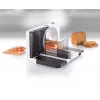 Unold 78860 máquina de cortar elétrica 100 W preto, branco plástico, aço inoxidável
