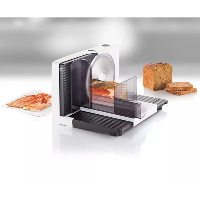 Unold 78860 máquina de cortar elétrica 100 W preto, branco plástico, aço inoxidável