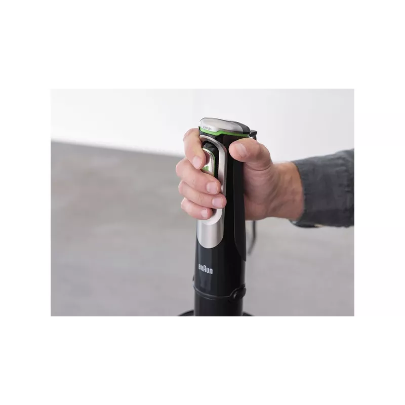 Braun MultiQuick 9 MQ 9187XLI Premium varinha mágica, 1200 W, preto/aço inoxidável escovado
