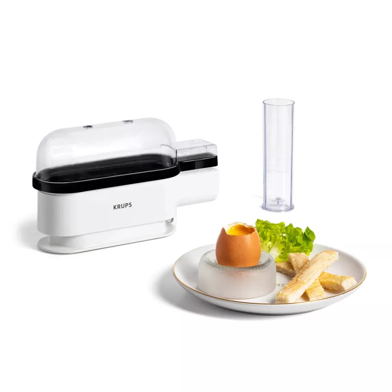 Ovoqueira Krups EG2341 capacidade para 3 ovos 300 W preta e branca