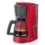 Máquina de café de filtro Bosch TKA3M134 — depósito de água de 1,4 l, capacidade para 15 chávenas, vermelha
