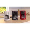 Máquina de café de filtro Bosch TKA3M134 — depósito de água de 1,4 l, capacidade para 15 chávenas, vermelha