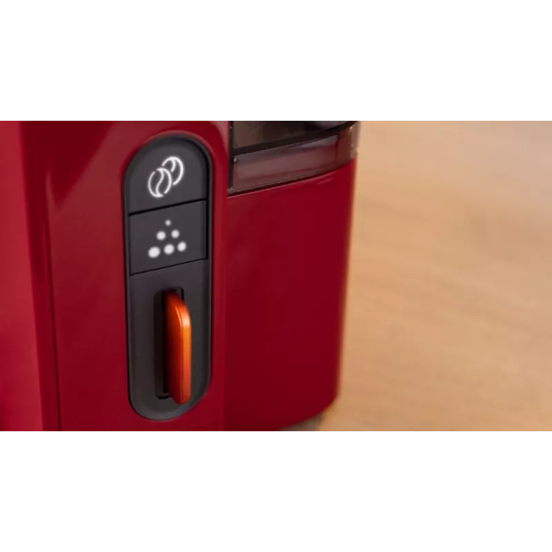 Máquina de café de filtro Bosch TKA3M134 — depósito de água de 1,4 l, capacidade para 15 chávenas, vermelha
