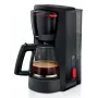 Máquina de café de filtro Bosch TKA3M133, depósito de água de 1,4 litros, capacidade para 15 chávenas, preta