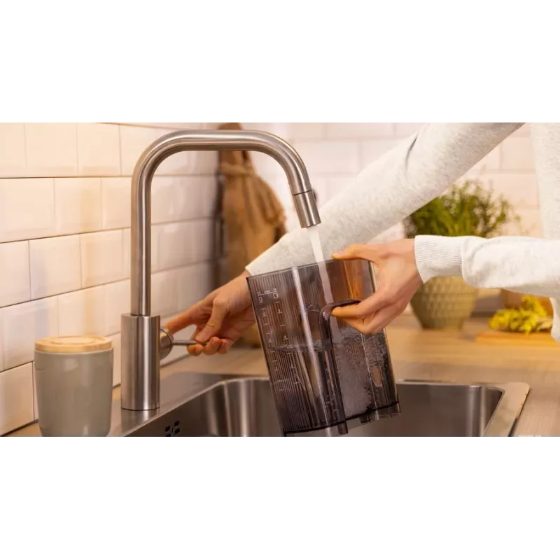 Máquina de café de filtro Bosch TKA3M133, depósito de água de 1,4 litros, capacidade para 15 chávenas, preta