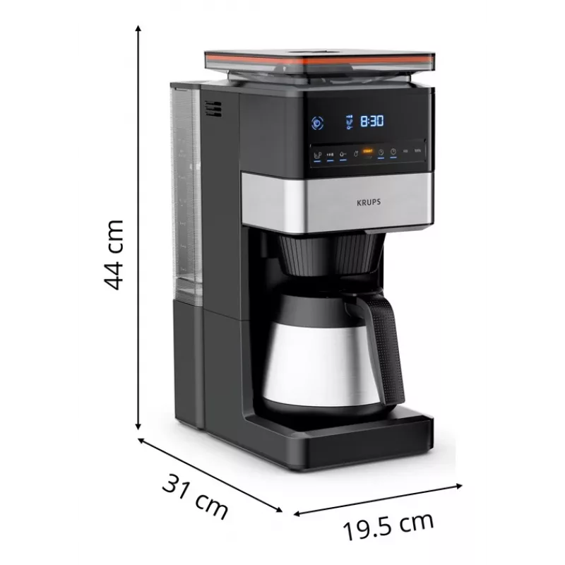 Máquina de café de filtro Krups Grind Aroma XL KT8428