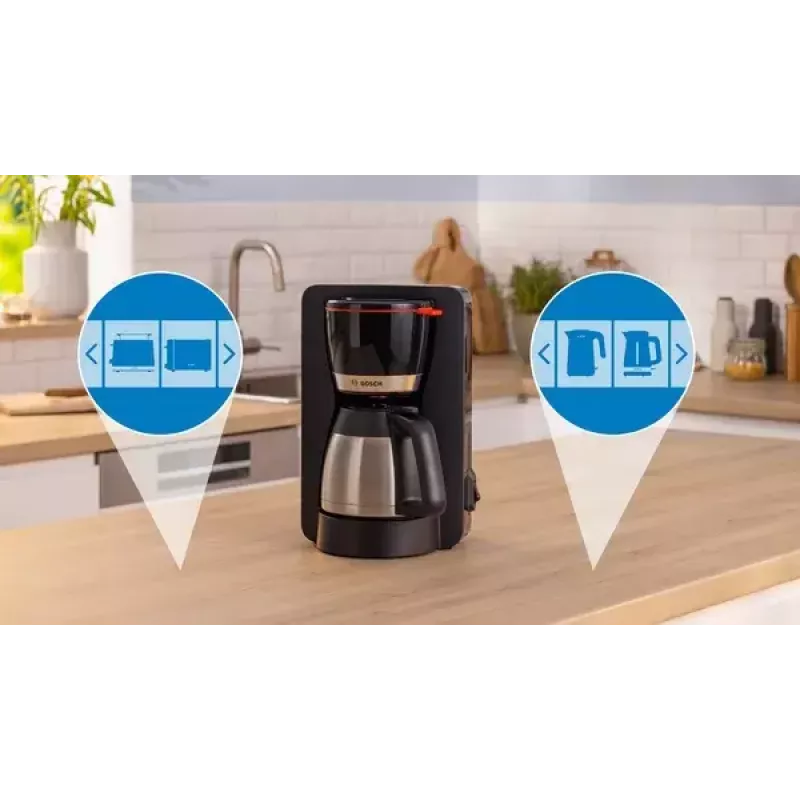Máquina de café Bosch TKA5M253 máquina de café de filtro manual 1,1 L