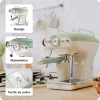 Máquina de café expresso Ariete 1389 Vintage - máquina de café expresso para café moído ou cápsulas ESE, em cor verde pastel