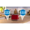 Torradeira Bosch TAT4M224 2 fatias 950 W vermelha em aço inoxidável