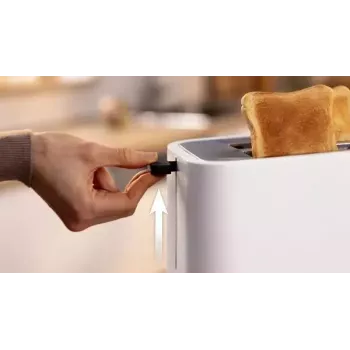 Torradeira Bosch TAT4M221 2 fatias 950 W branca em aço inoxidável